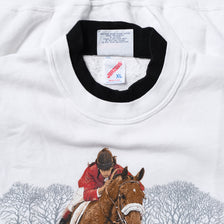 Vintage Horse Riding Sweater Large