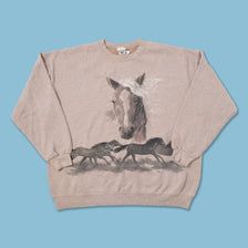 Vintage Horse Sweater XLarge