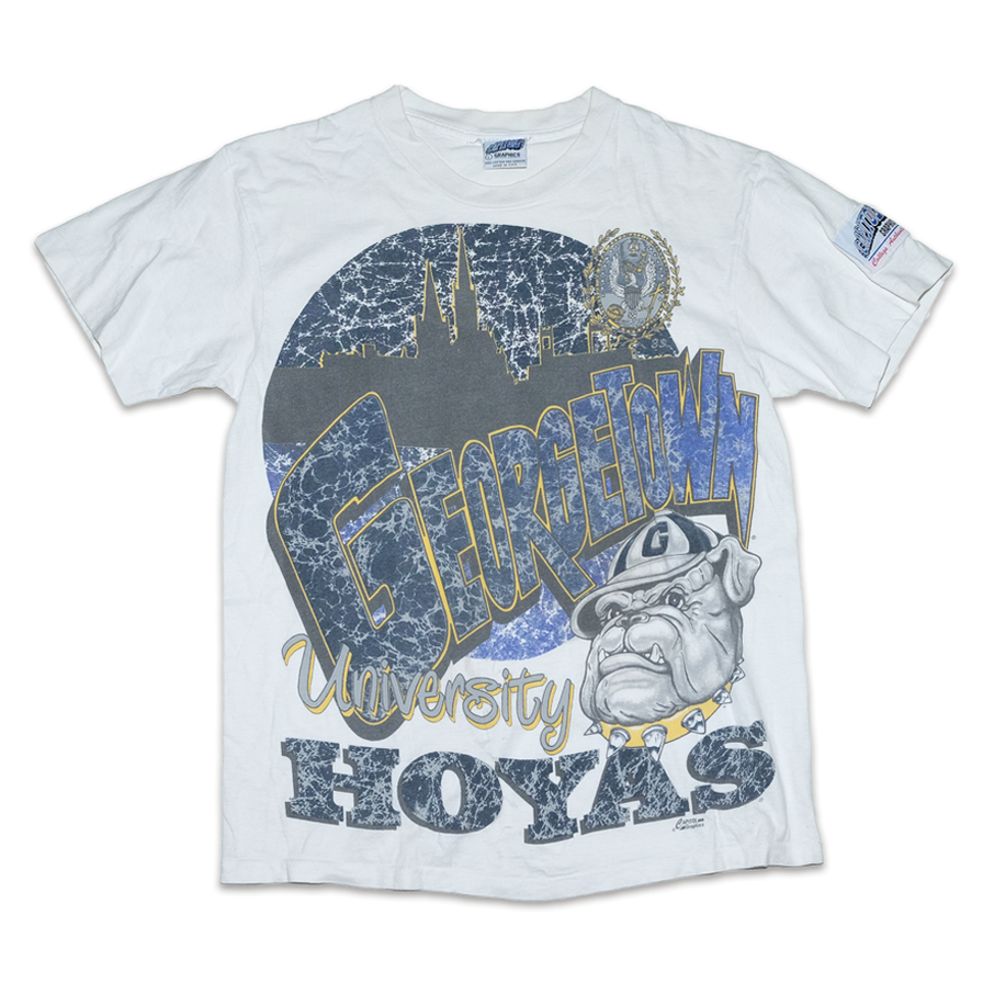 Vintage Georgetown Hoyas T-Shirt Large - Double Double Vintage