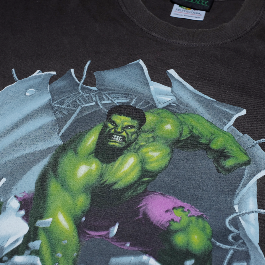Vintage Hulk T-Shirt Large - Double Double Vintage