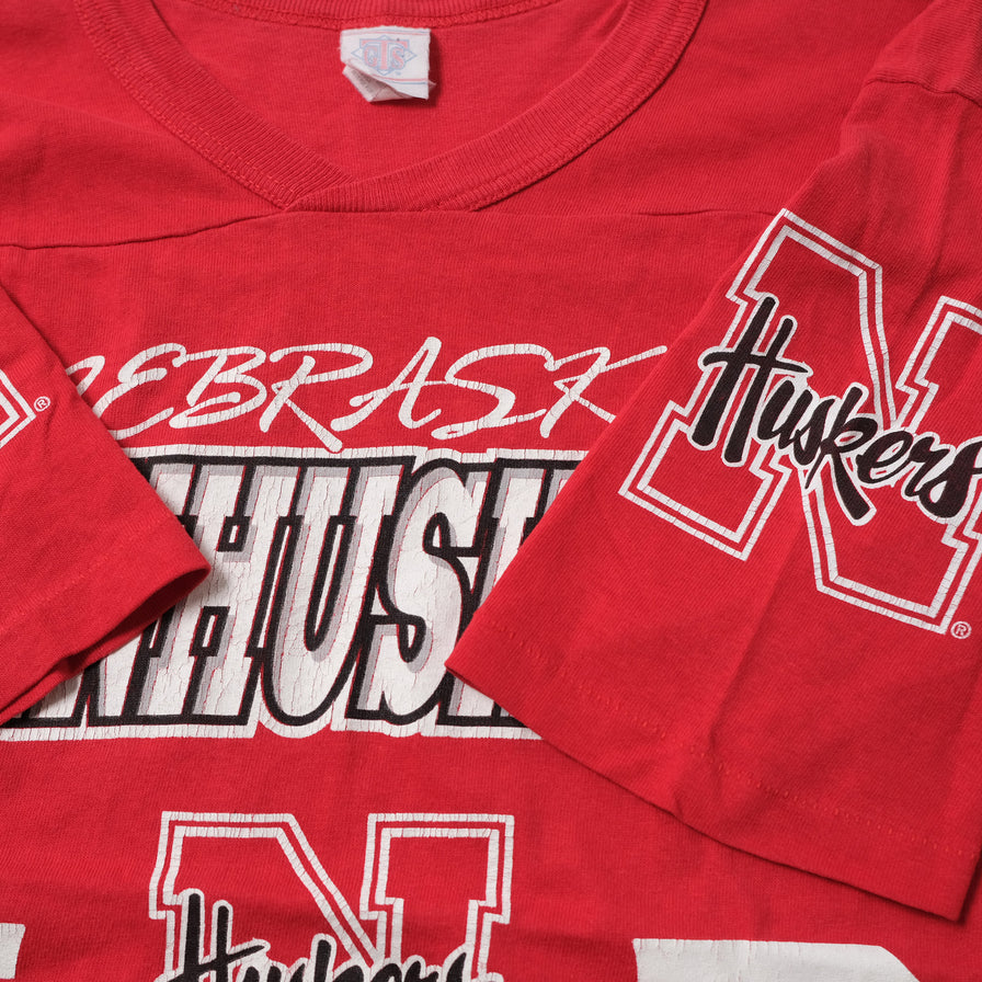 Vintage Nebraska Huskers Women's T-Shirt Small / Medium