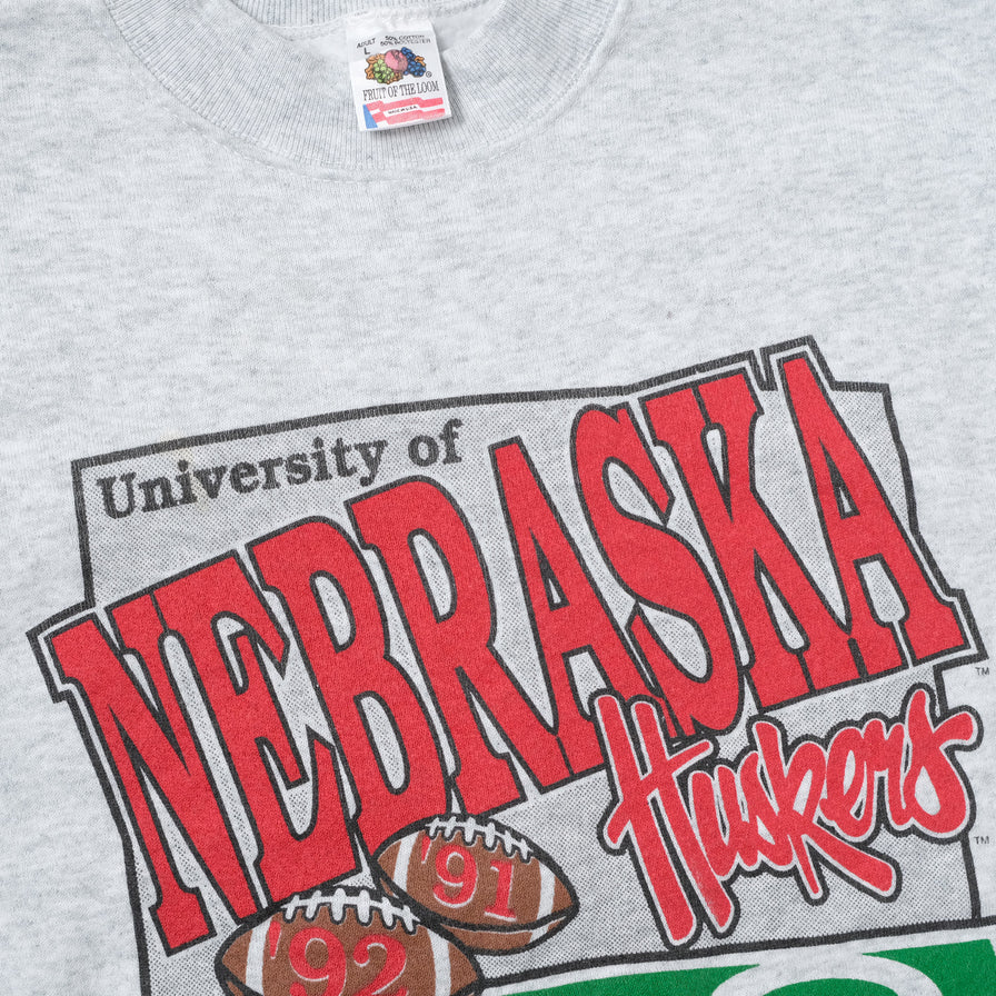 Vintage 1993 Nebraska Huskers Sweater Large
