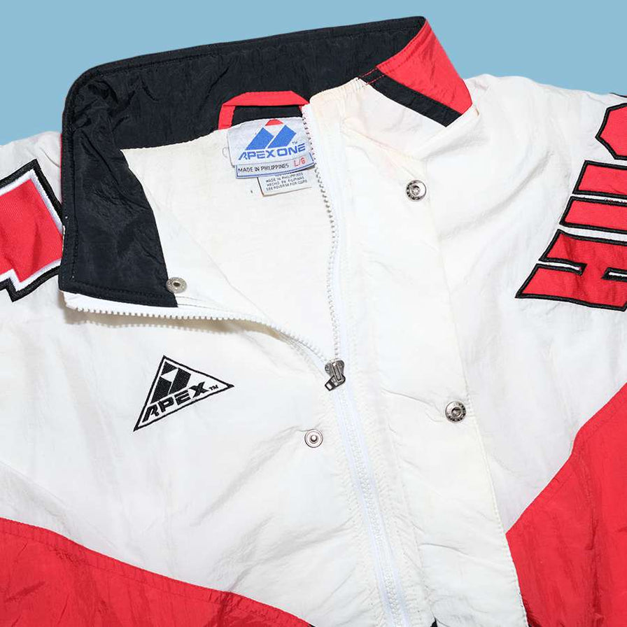 Vintage Nebraska Track Jacket Large