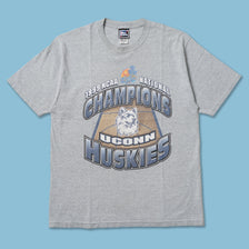 Vintage 1999 Uconn Huskies T-Shirt Large / XLarge