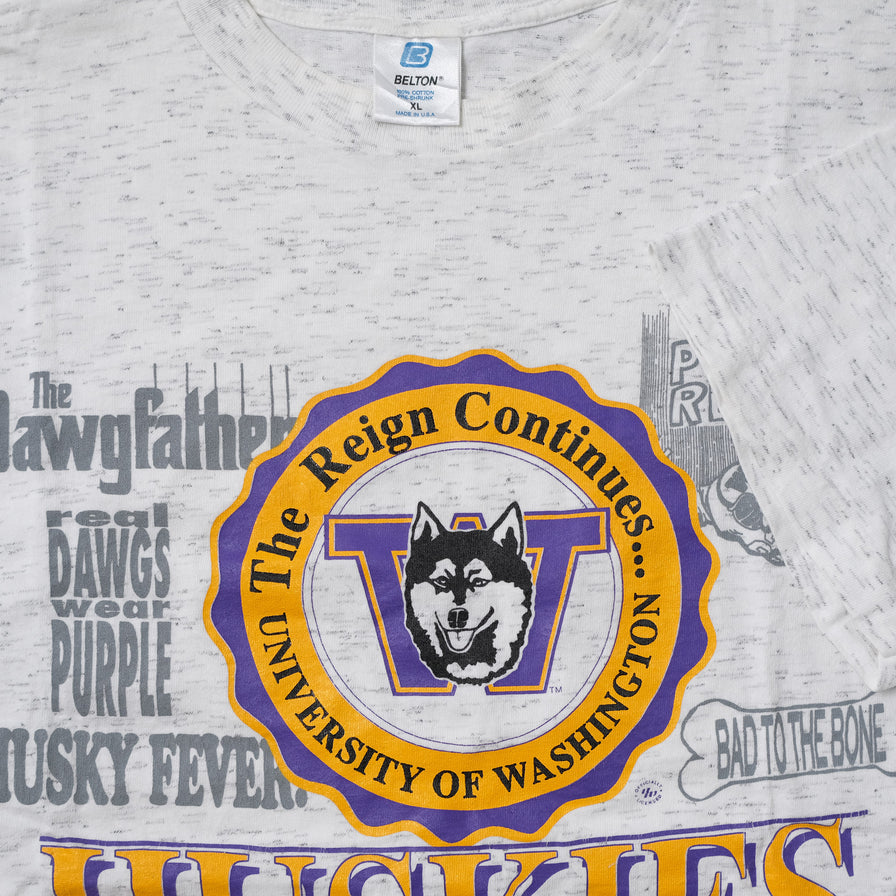Vintage Washington Huskies T-Shirt Large / XLarge