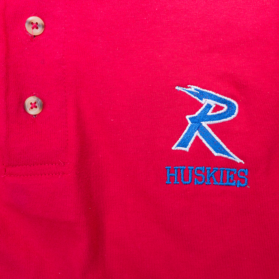 Reno High School Huskies Henley T-Shirt Large - Double Double Vintage