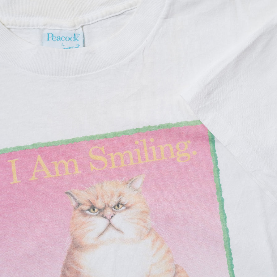 Vintage I Am Smiling T-Shirt Large