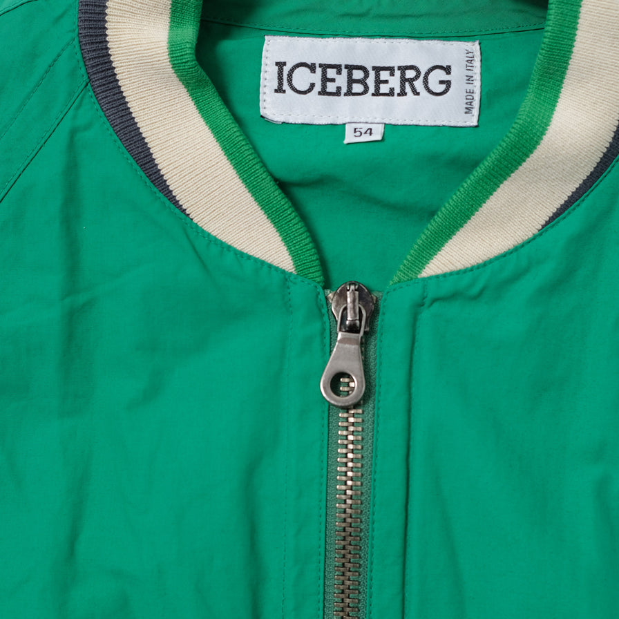 Vintage Iceberg Light Bomber Jacket Large / XLarge