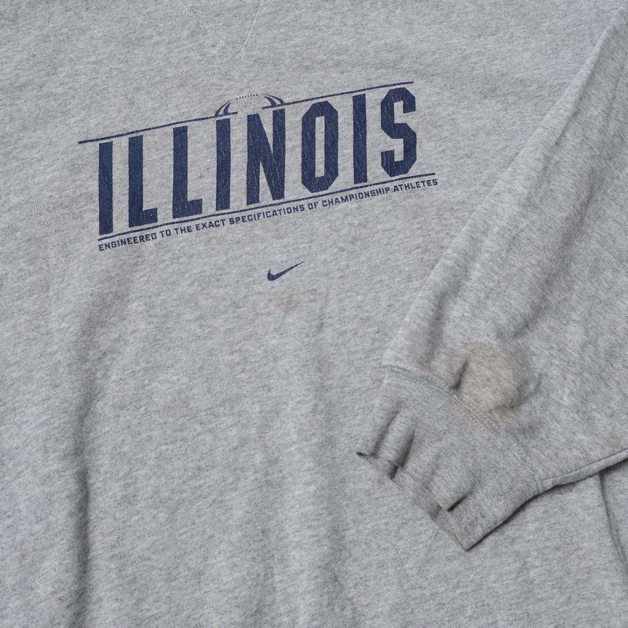 Vintage Nike Illinois Sweater XLarge