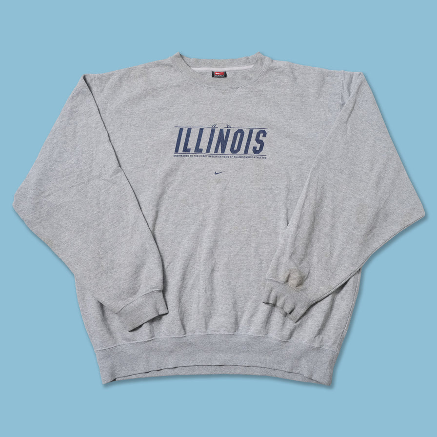 Vintage Nike Illinois Sweater XLarge