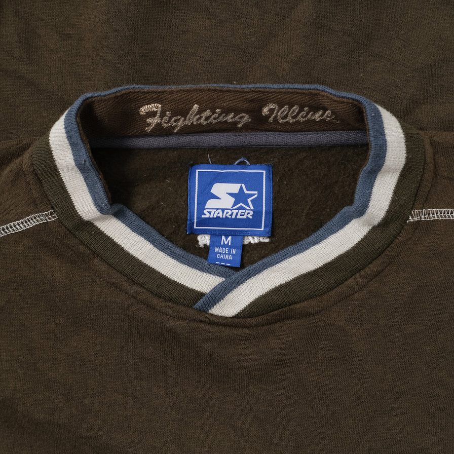 Vintage Starter Illinois Sweater Medium