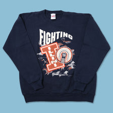 Vintage Fighting Illini Sweater XLarge