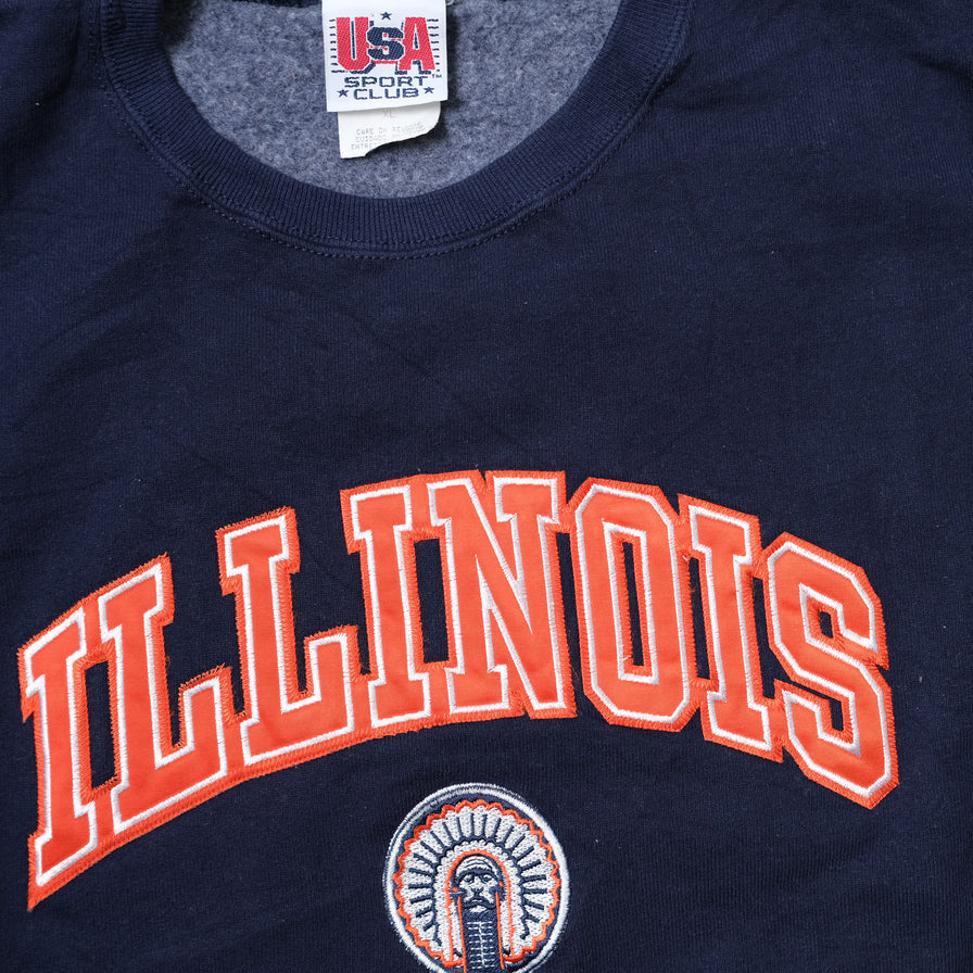 Vintage Illinois Sweater XLarge
