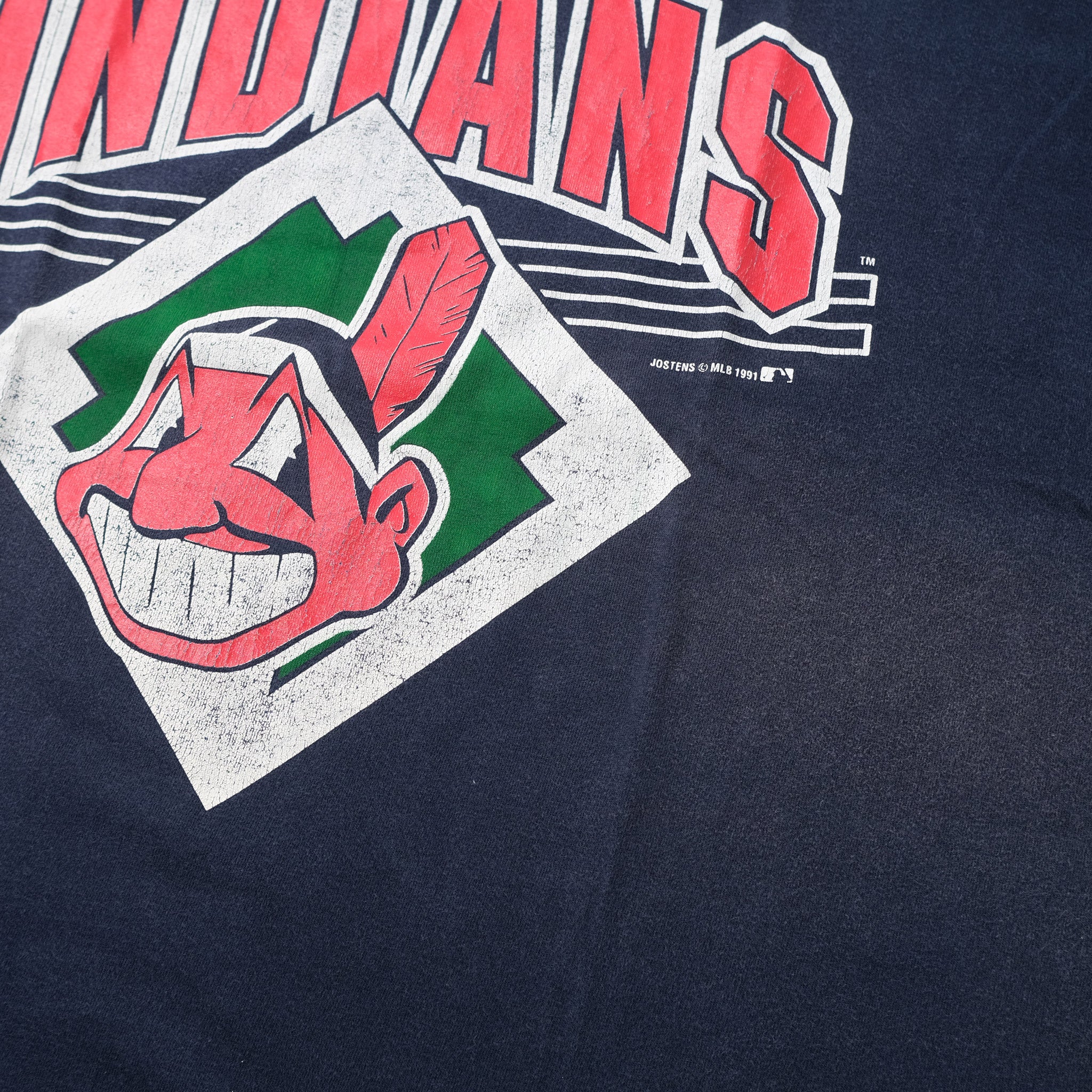 Vintage 1991 Cleveland Indians T-Shirt XLarge