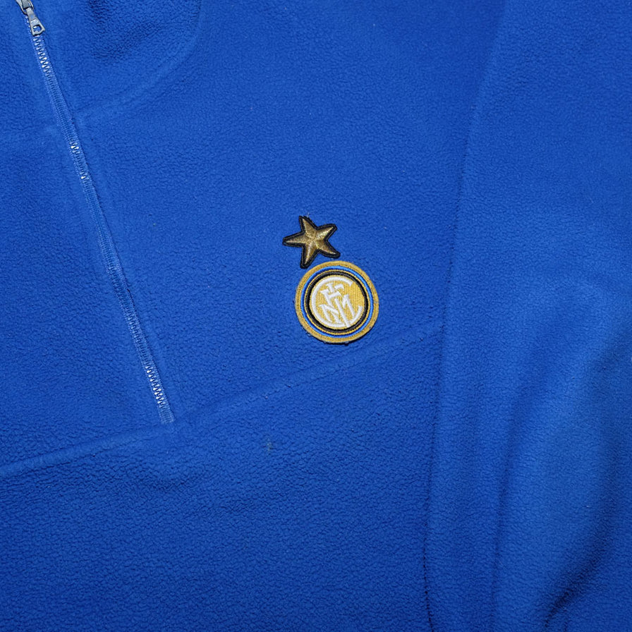 Vintage Inter Mailand Q-Zip Fleece Medium - Double Double Vintage