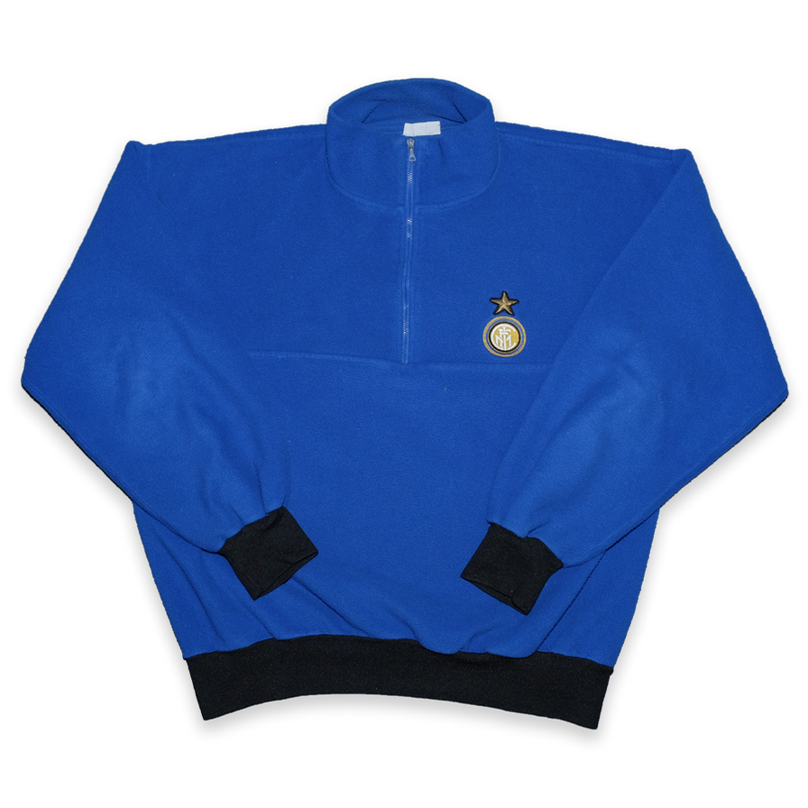 Vintage Inter Mailand Q-Zip Fleece Medium - Double Double Vintage