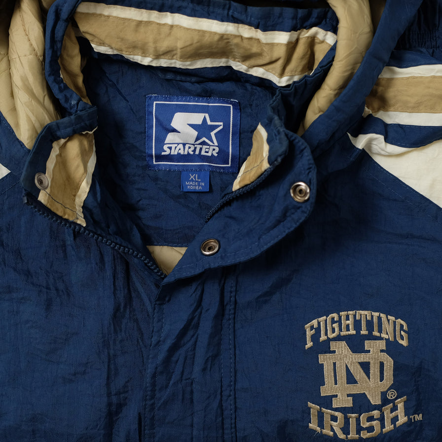 Vintage Starter Notre Dame Jacket Medium