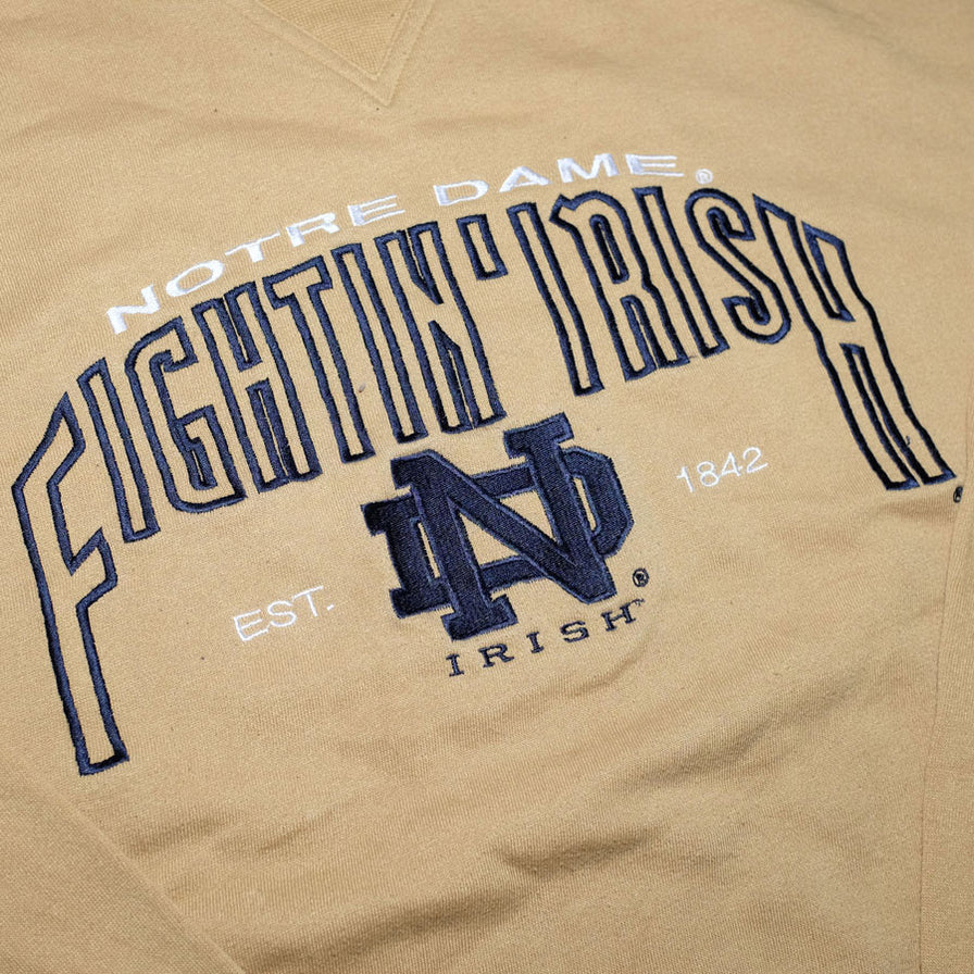 Vintage Notre Dame University Sweater XLarge - Double Double Vintage