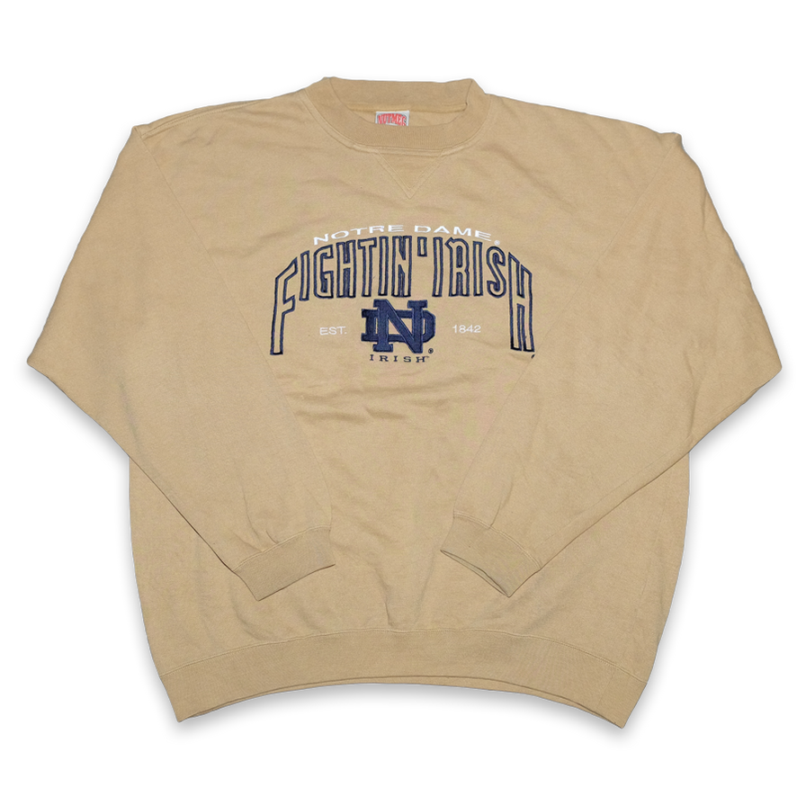 Vintage Notre Dame University Sweater XLarge - Double Double Vintage