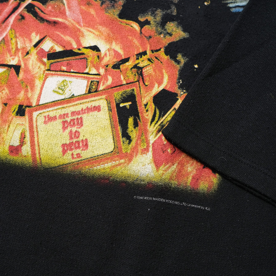 Vintage Iron Maiden Hoody XLarge