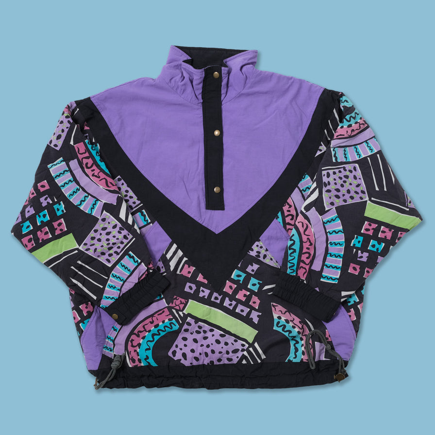 Vintage Q-Zip Padded Windbreaker XLarge