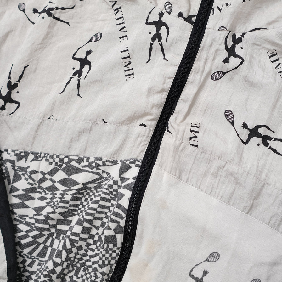 Vintage Tennis Track Jacket XLarge