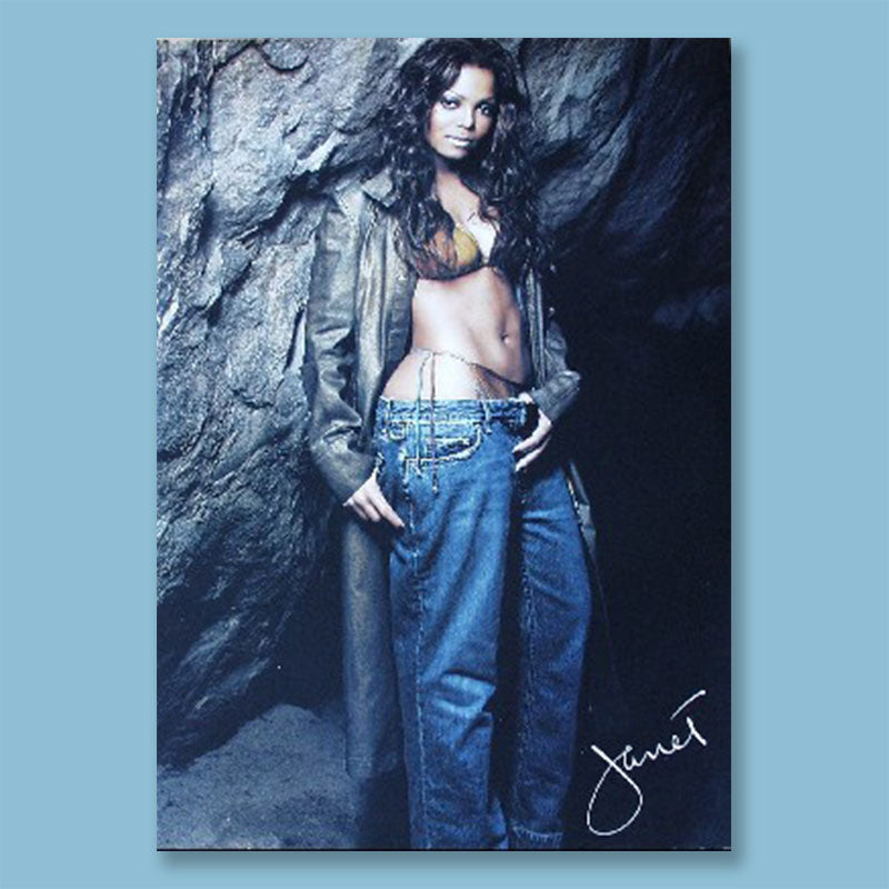 90s vintage poster「Janet Jackson」