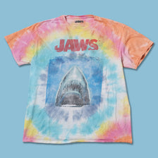 Vintage Jaws Tie Dye T-Shirt Large
