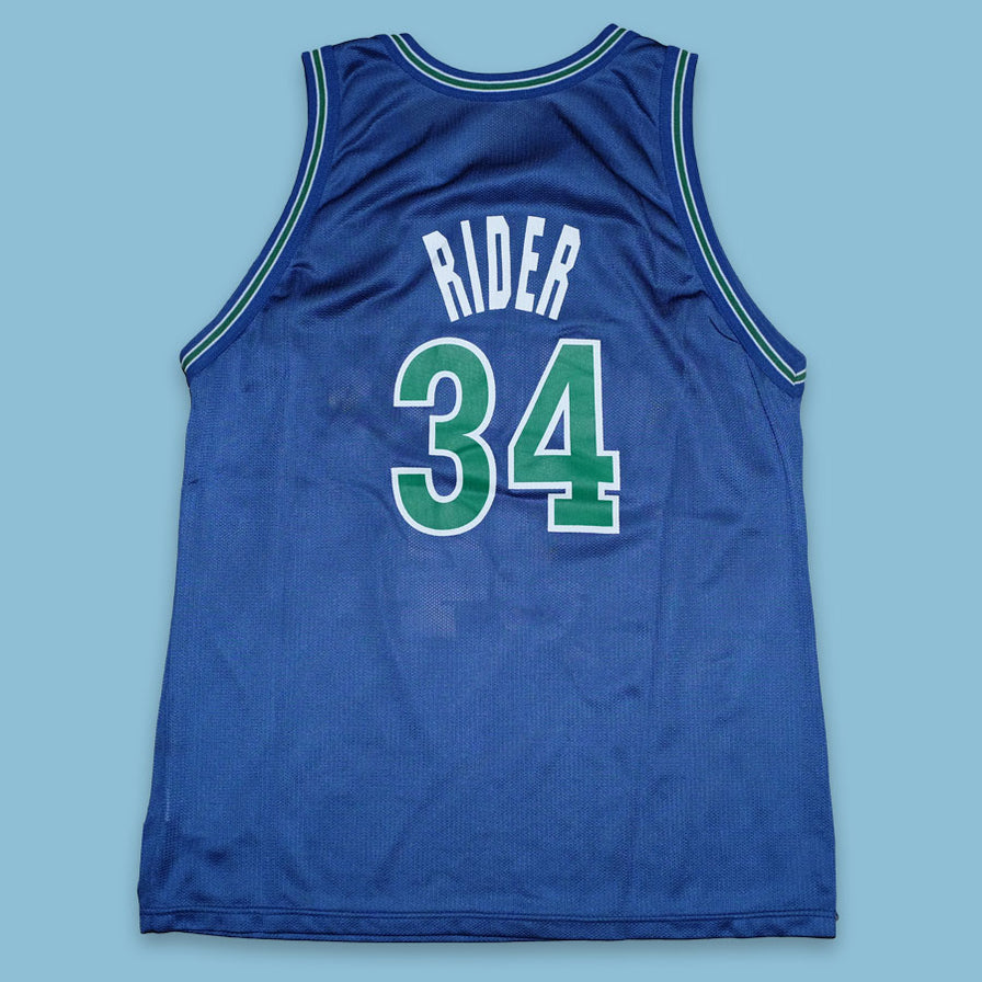 Vintage Champion Minnesota Timberwolves Rider Jersey Large / XLarge - Double Double Vintage
