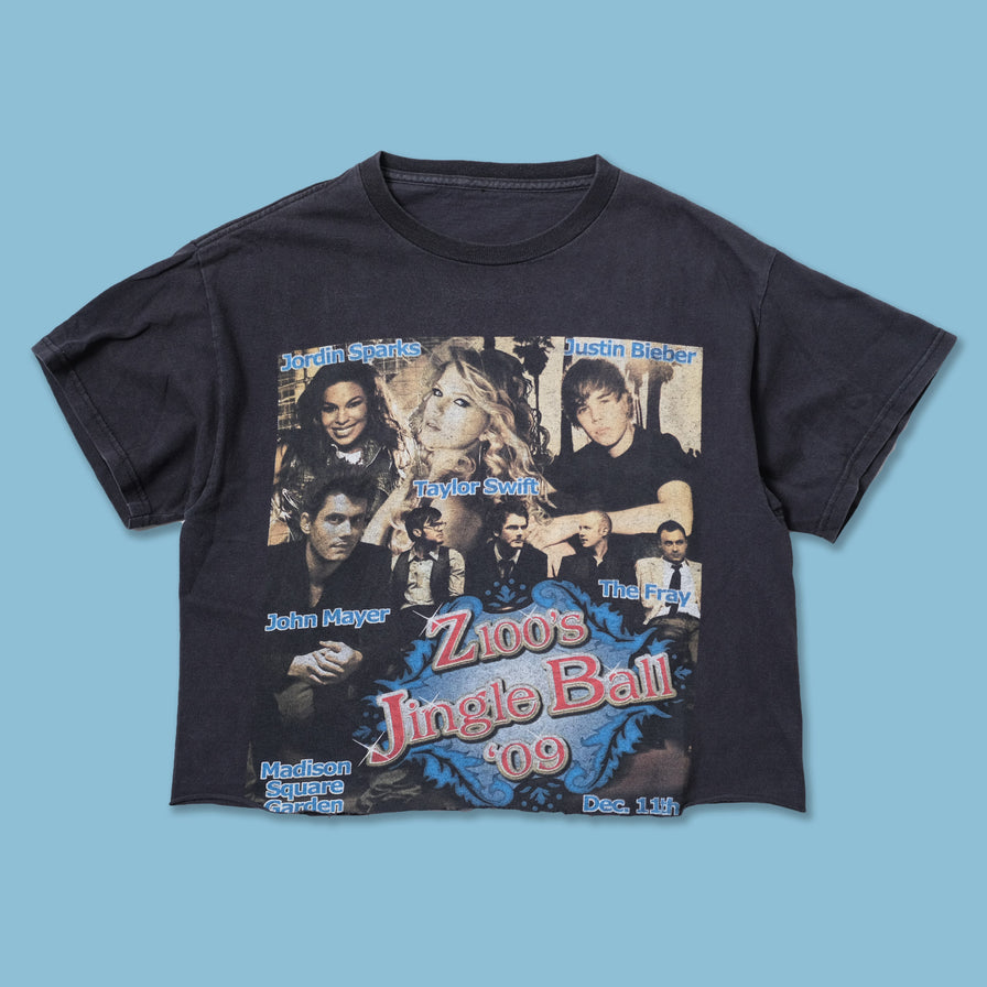 Vintage 2009 Jingle Ball Women's Cropped T-Shirt Medium