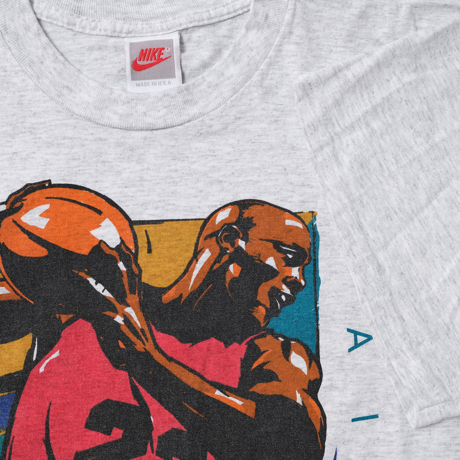 10 jordan 8 Tシャツ　90s VTG 1993 Nike Air Jordan VIII 8 Aqua Geometric T-Shirt 90s