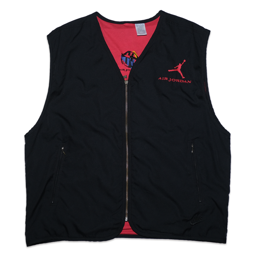 Vintage Nike Air Jordan Vest Large Double Double Vintage