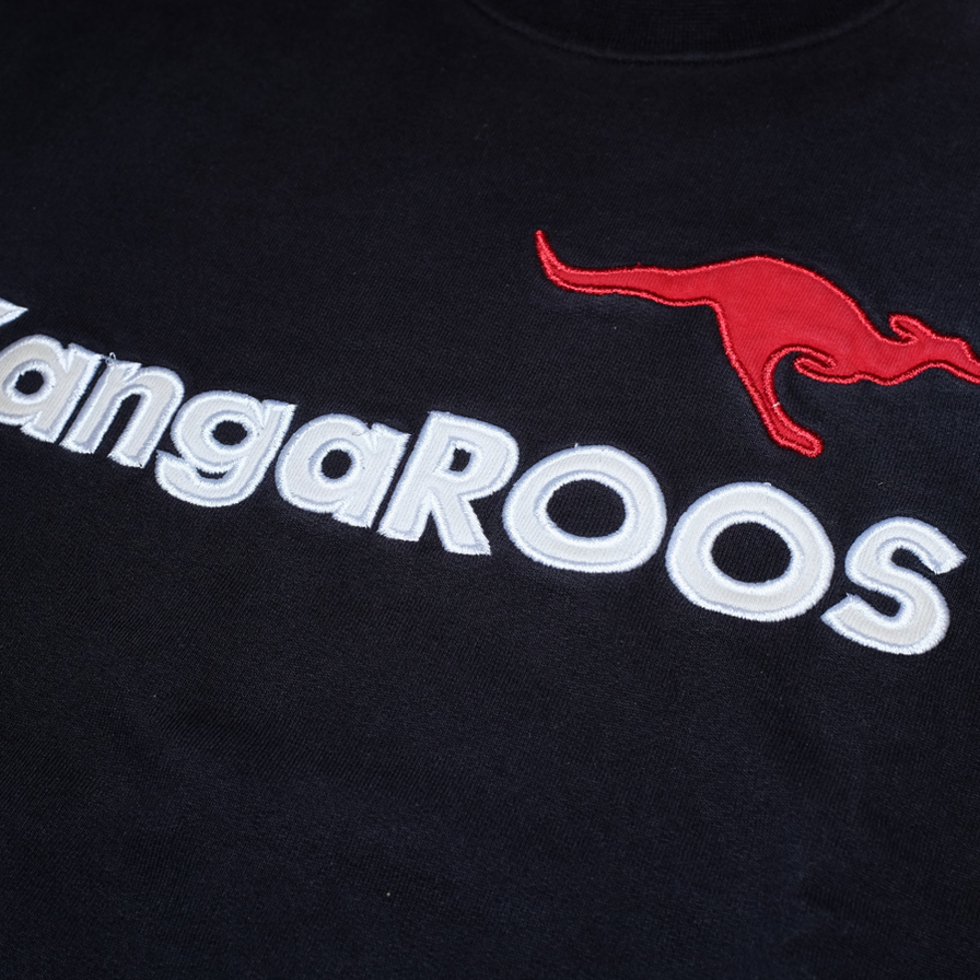 Womens Vintage Kangaroos Sweatshirt Medium - Double Double Vintage