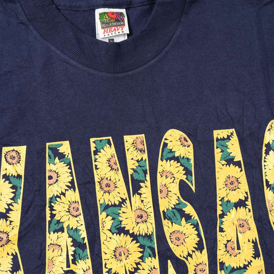 Vintage Kansas Sunflowers T-Shirt Large / XLarge