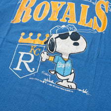 Vintage Kansas City Royals Snoopy T-Shirt XLarge