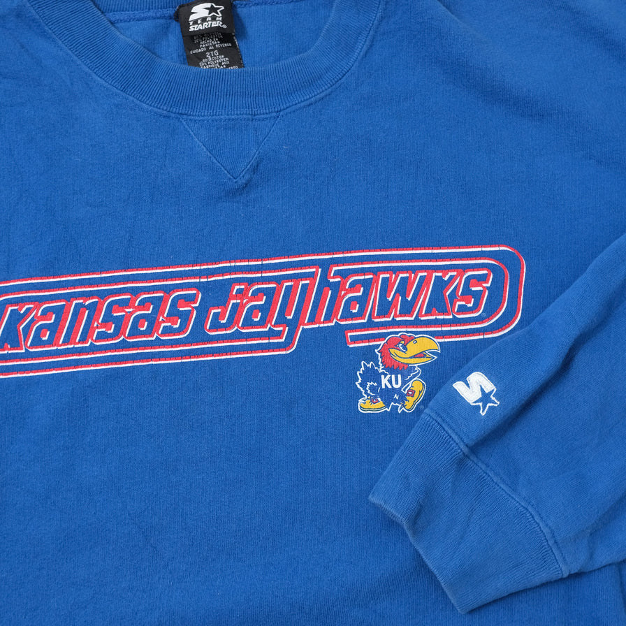 Vintage Starter Kansas Jayhawks Sweater XLarge