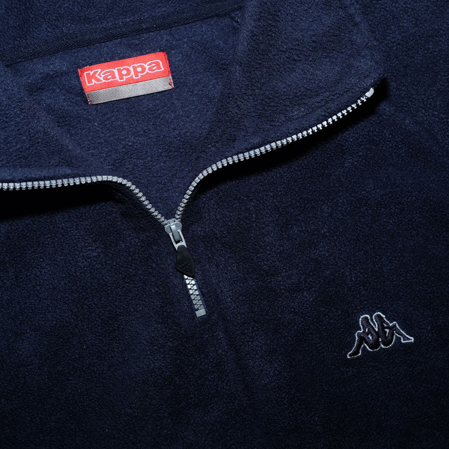 Vintage Kappa Q-Zip Fleece XLarge - Double Double Vintage