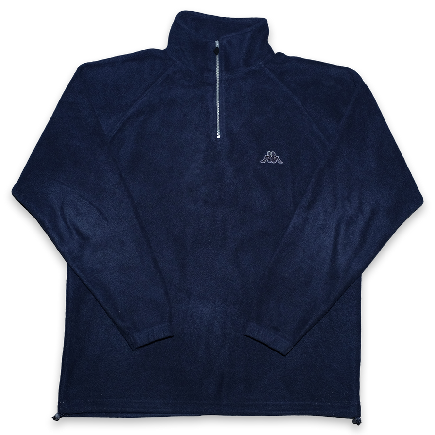 Vintage Kappa Q-Zip Fleece XLarge - Double Double Vintage
