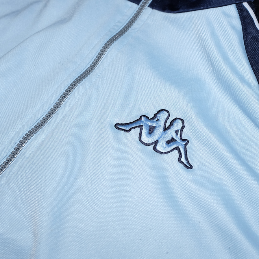 Baby blue kappa jacket on sale