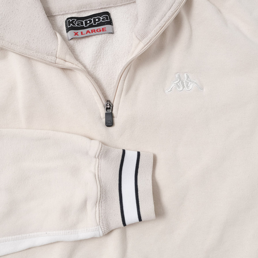 Vintage Kappa Q-Zip Sweater Medium