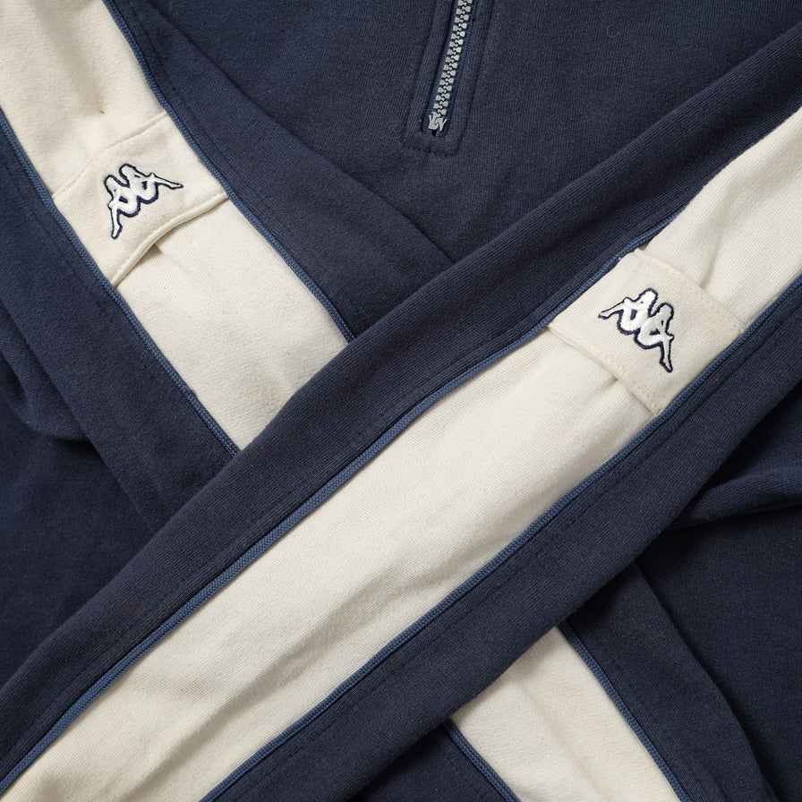 Vintage Kappa Q-Zip Sweater Large