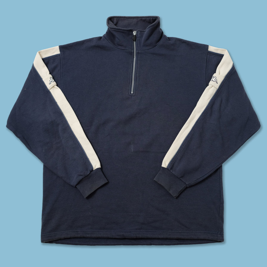 Vintage Kappa Q-Zip Sweater Large