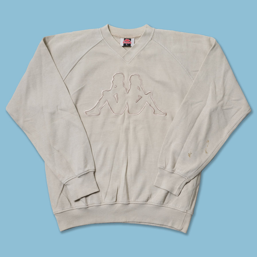 Vintage Kappa V-Neck Sweater Large