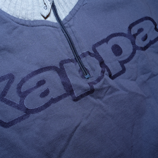 Kappa Q-Zip Sweater Small - Double Double Vintage
