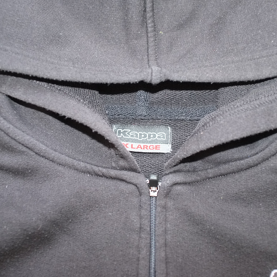 Womens Vintage Kappa Zip Hoody Large - Double Double Vintage