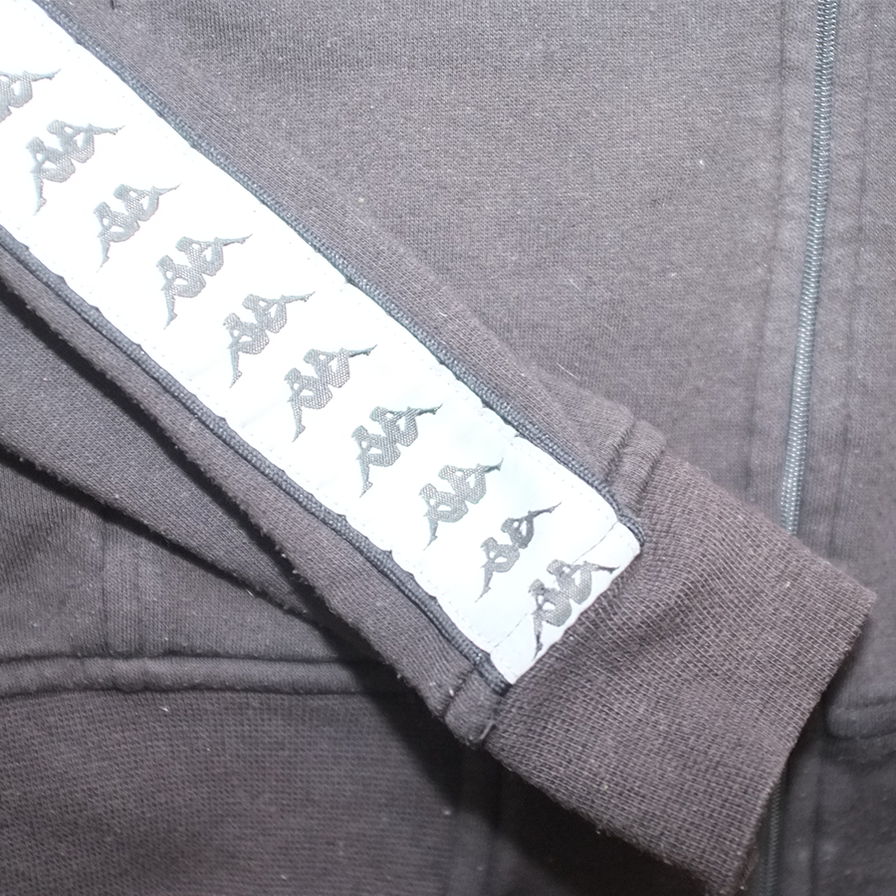 Womens Vintage Kappa Zip Hoody Large - Double Double Vintage