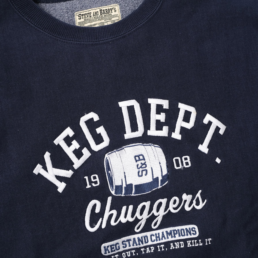 Vintage Keg Dept. Chuggers Sweater XLarge
