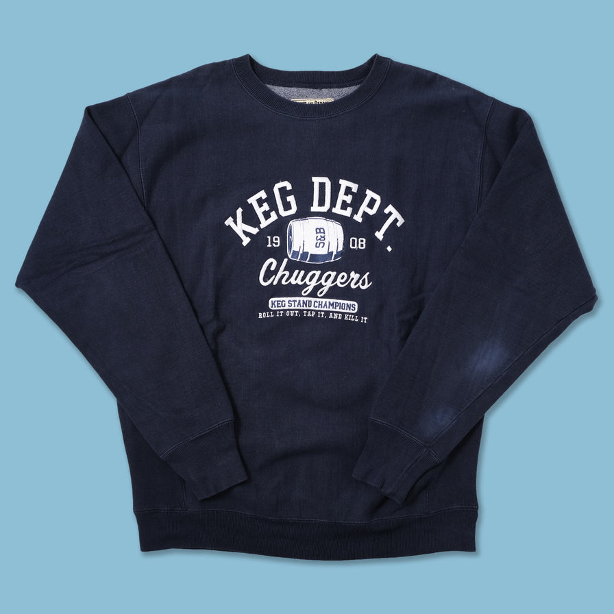 Vintage Keg Dept. Chuggers Sweater XLarge