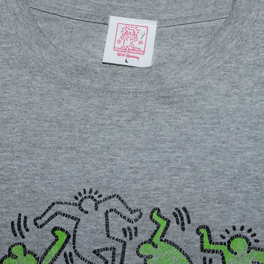 Vintage Keith Haring T-Shirt Large / XLarge - Double Double Vintage