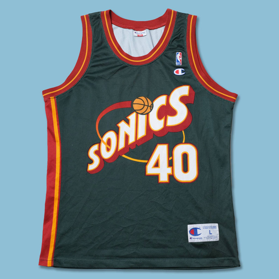 Vintage early 90s Seattle Supersonics Shawn Kemp Jersey by